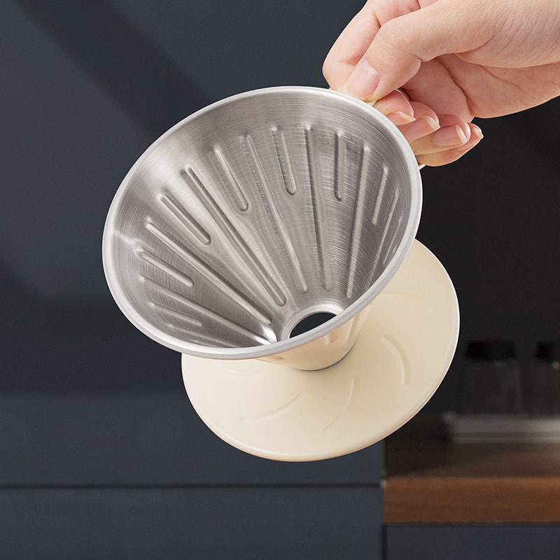 Coffee Equipment V60 - 1-2 People Coffee Filter Cup Stainless