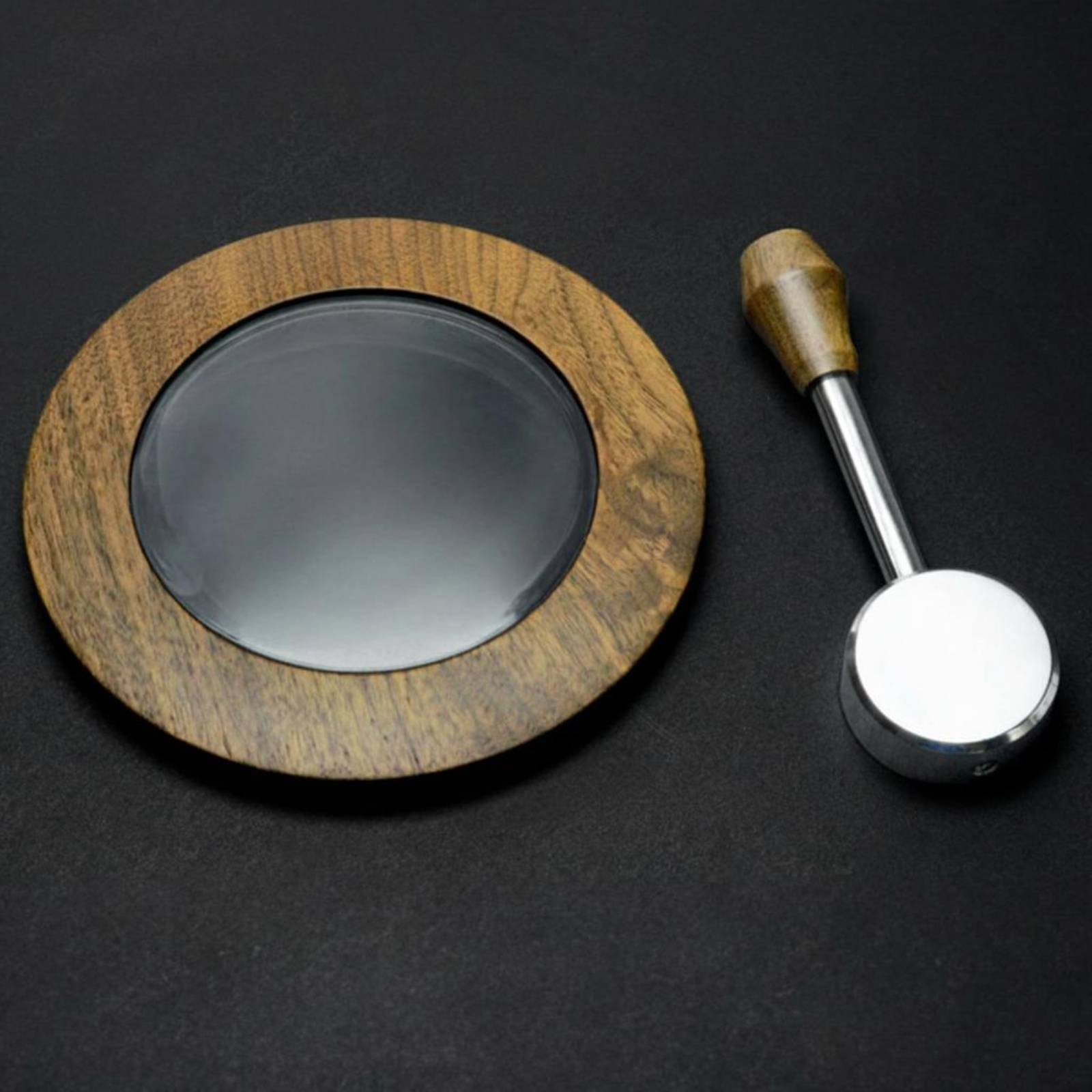 Bean Hopper Lid - Wood Lid Knob Set Gift Box