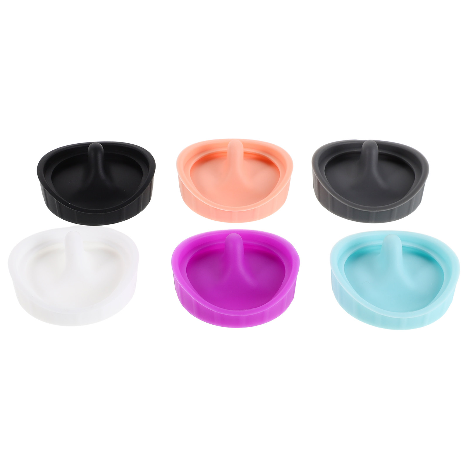Bean Hopper Lid - 6Pcs Silicone Bottle Mouth Stopper Leakproof
