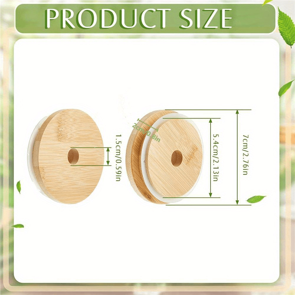 5pcs/8pcs 70mm Diameter Bamboo - Bean Hopper Lid review and price
