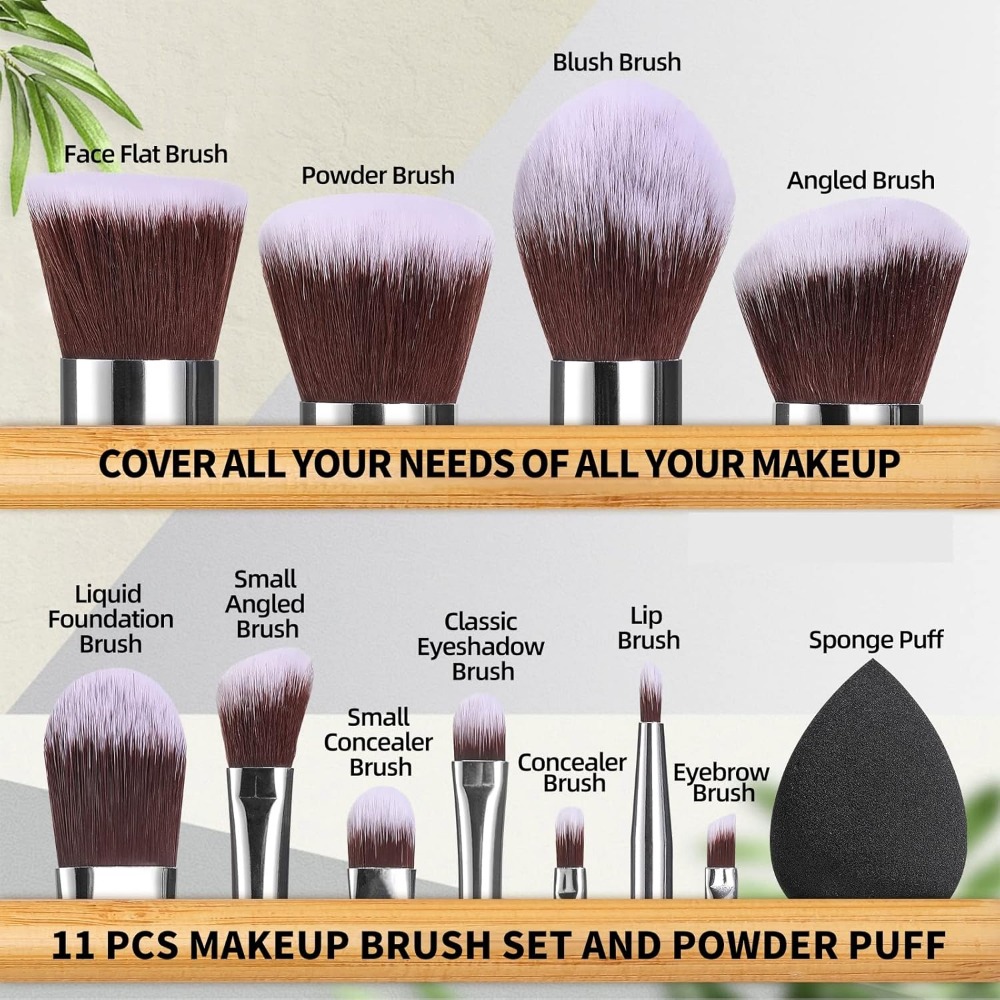 BS-MALL Makeup Brush Set 11Pcs - Group Head Brush review and price
