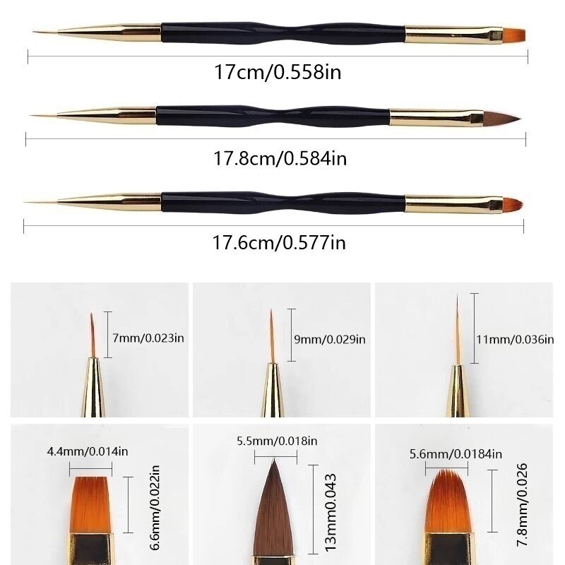 3 pieces of double headed nail - Group Head Brush review and price