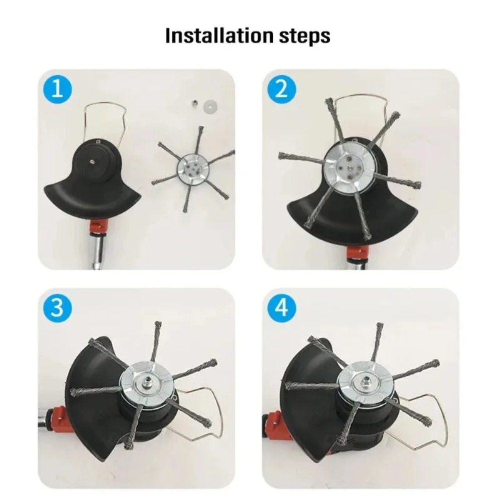 Steel Wire Weed Brush Disc Gra - Group Head Brush review and price