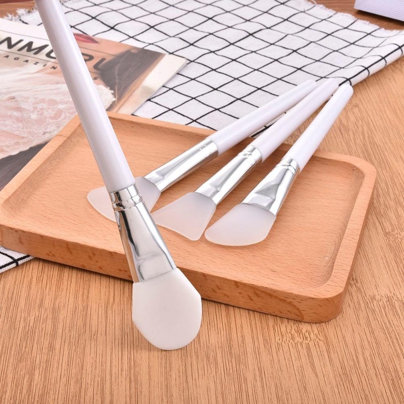 4Pcs/set White Makeup Silicone - Group Head Brush review and price